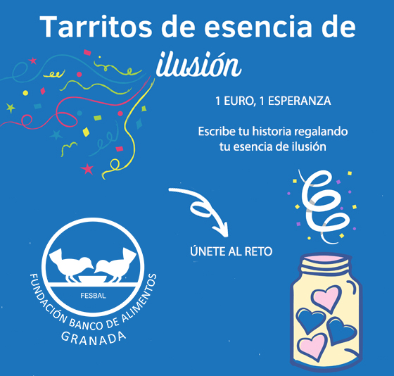 Colabora con el Banco de Alimentos de Granada desde 1 €